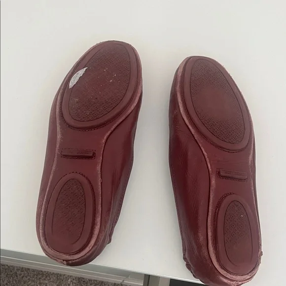Tory Burch Women's Deep Deep Cherry Flats - Picture 4 of 4